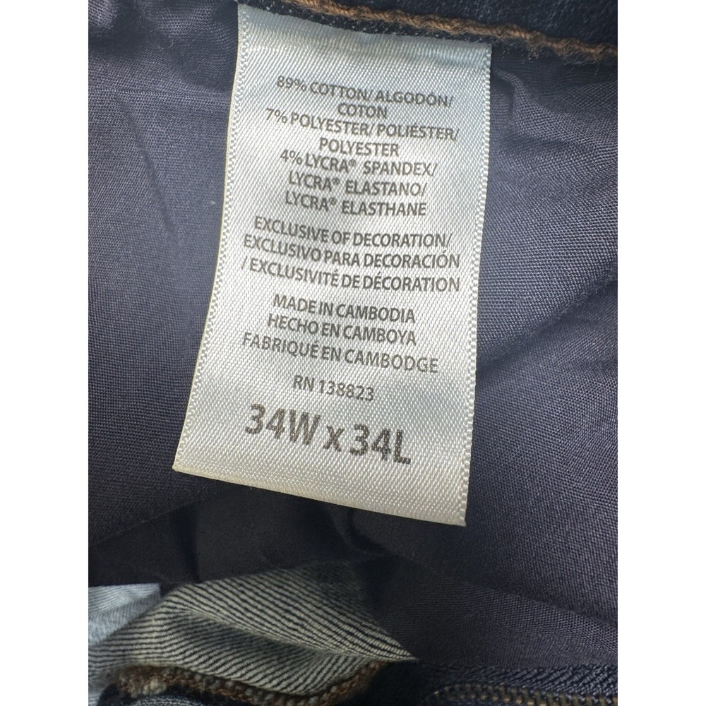 Rank 45 Men's Slim Straight Medium Wash Jeans, 34x34, NWOT tags Rugged Western - Picture 15 of 16